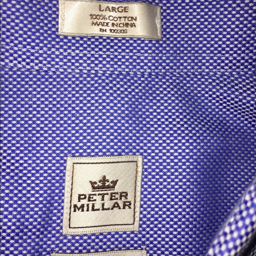 Peter Millar Button-down Size Large - Picture 3 of 6